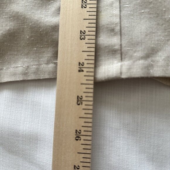 Carl Michaels Tan Short Sleeve Men's 2 Pocket Shirt SZ Large Vintage - Picture 5 of 8